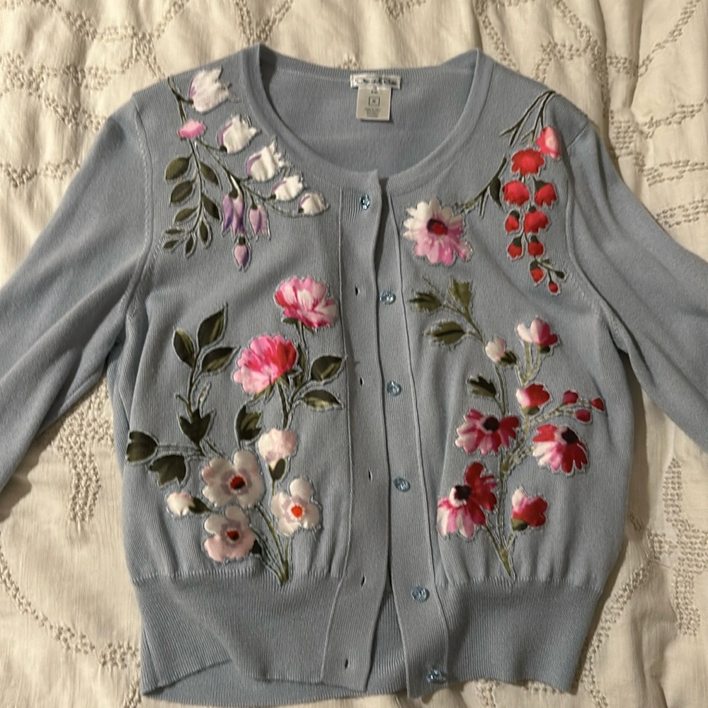 Oscar de La Renta Cardigan - like new!